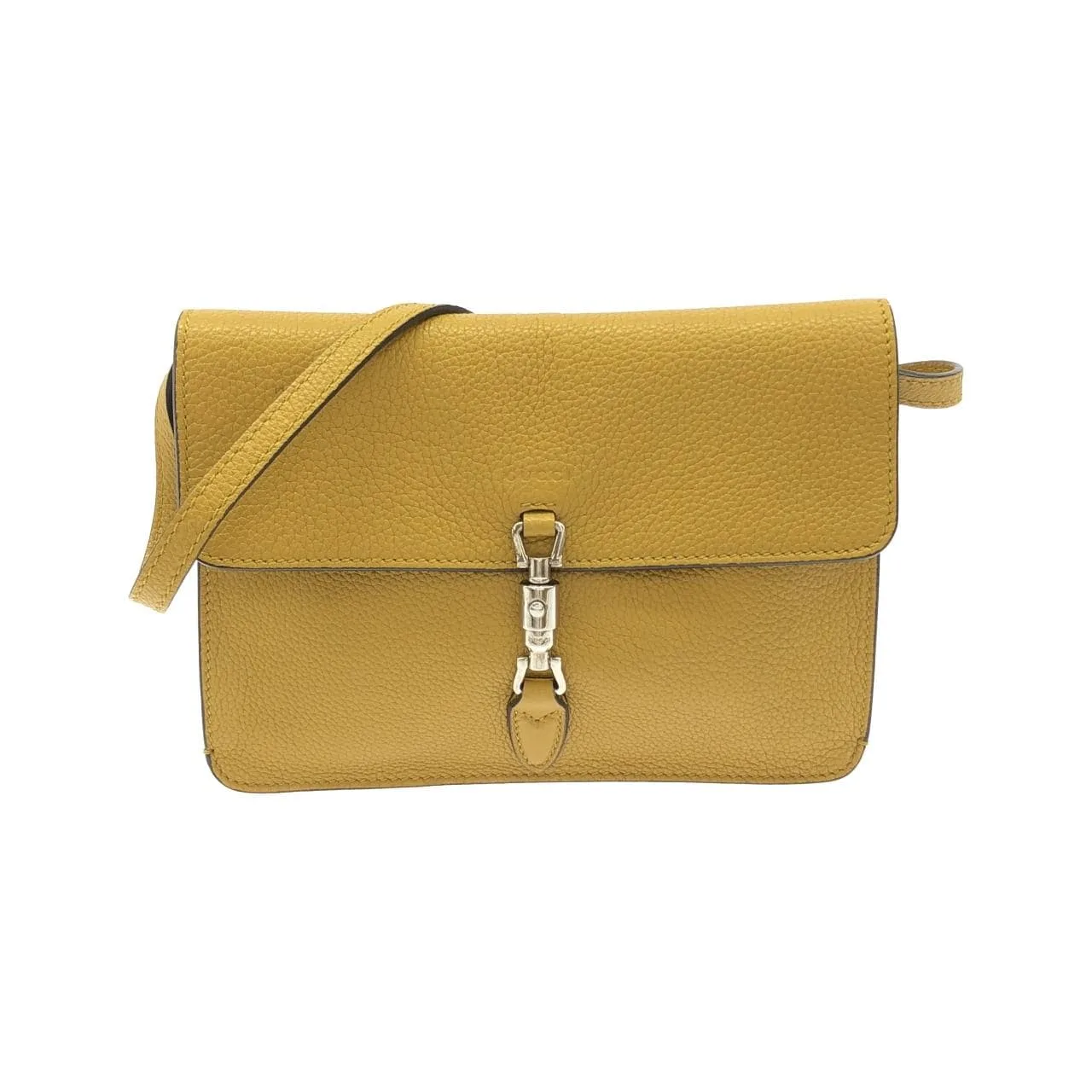 GUCCI 364435 Shoulder Leather Yellow