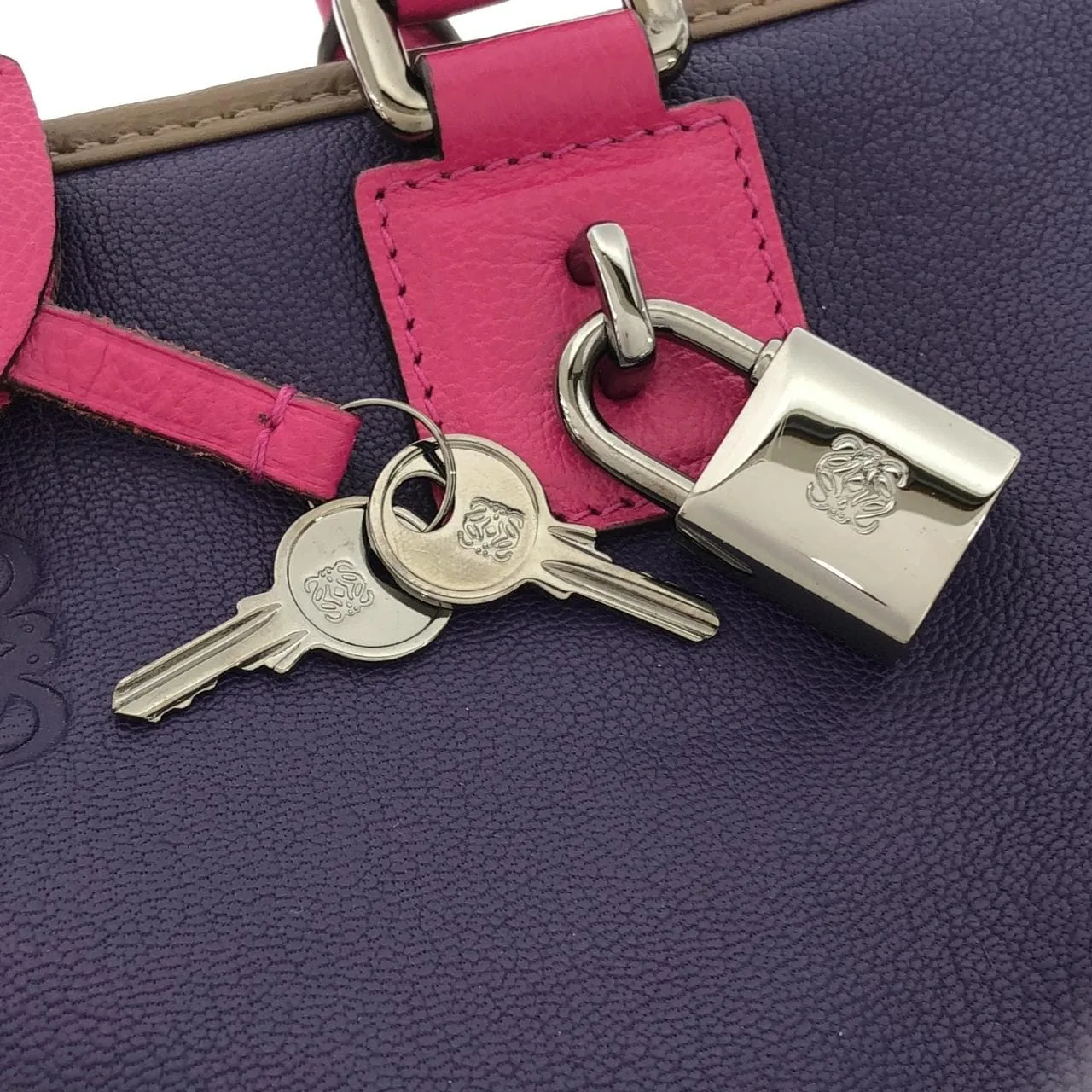 LOEWE Amazona BB103TIJ00 Handbag Silver Rank A - Thumbnail 6