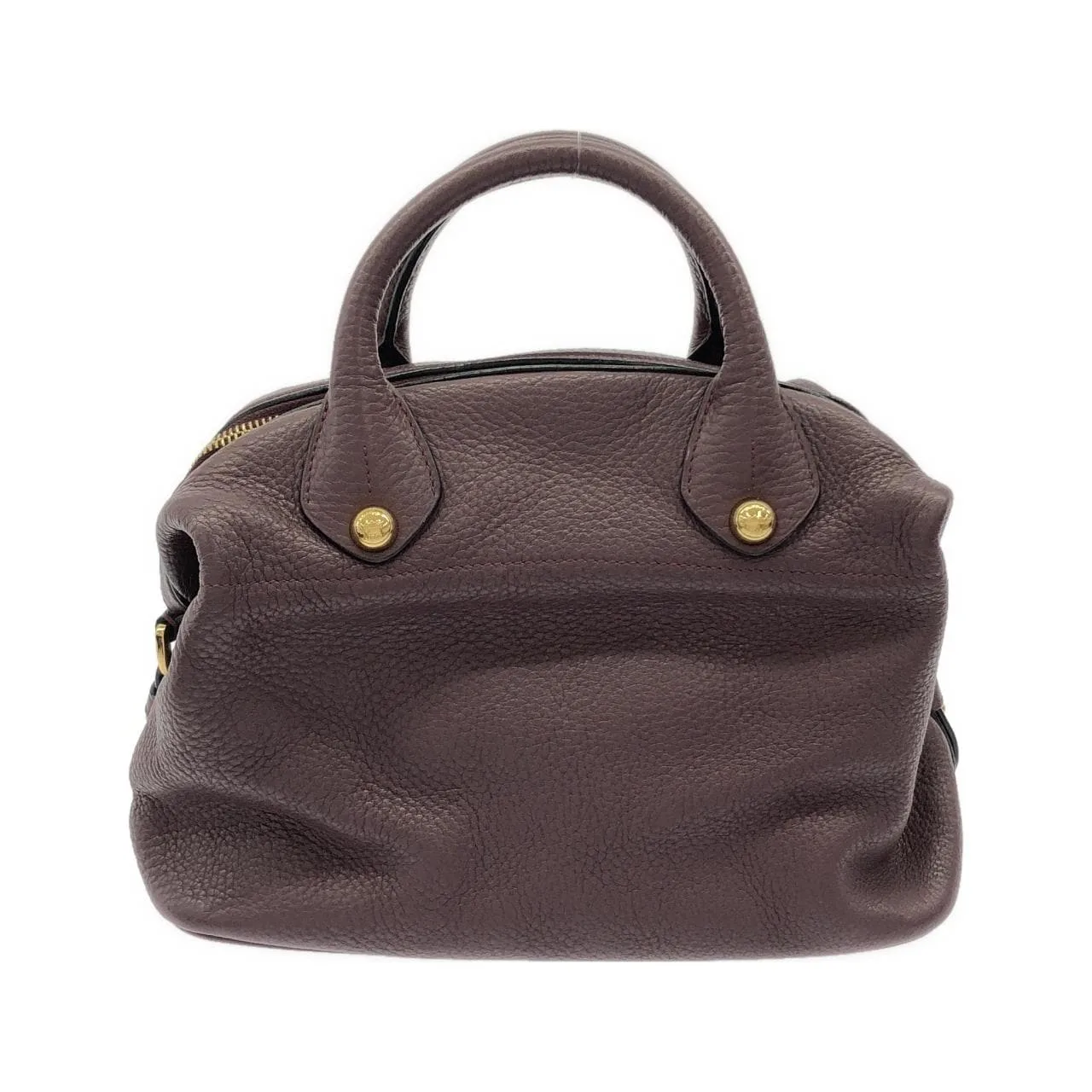 LOEWE 331 41 D85 Handbag Ostrich Purple Ostrich Rank A - Thumbnail 2