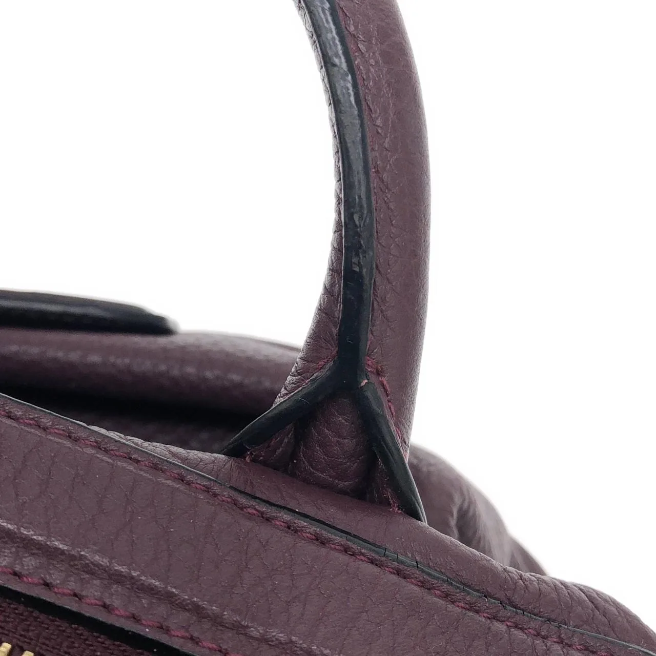 LOEWE 331 41 D85 Handbag Ostrich Purple Ostrich Rank A - Thumbnail 4