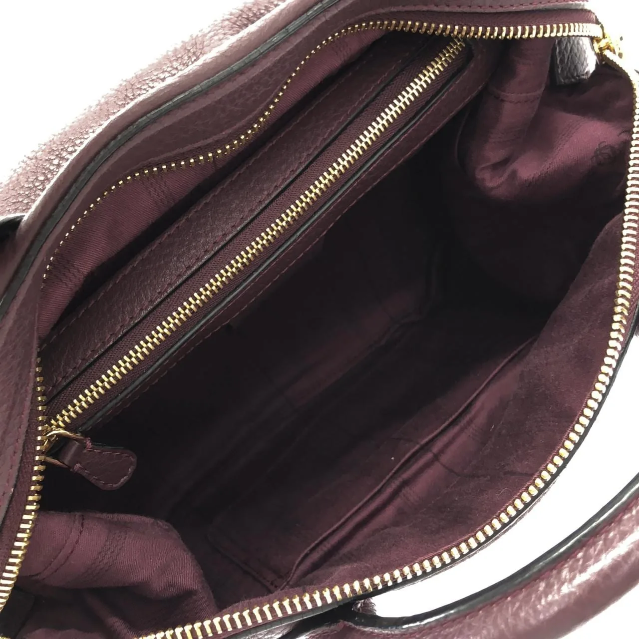 LOEWE 331 41 D85 Handbag Ostrich Purple Ostrich Rank A - Thumbnail 6