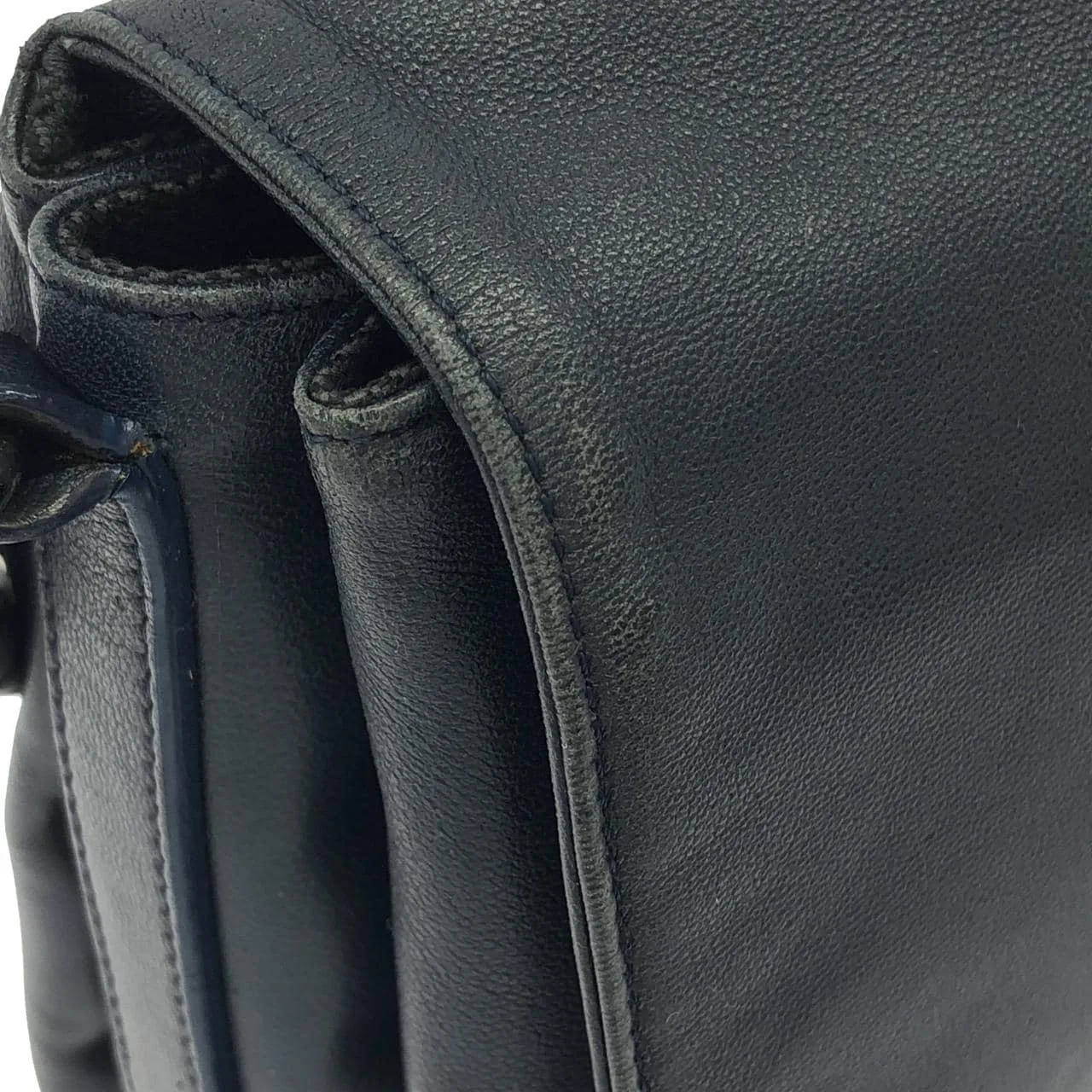 LOEWE 368 53 I28 Shoulder Lambskin Navy Lambskin Rank A - Thumbnail 6