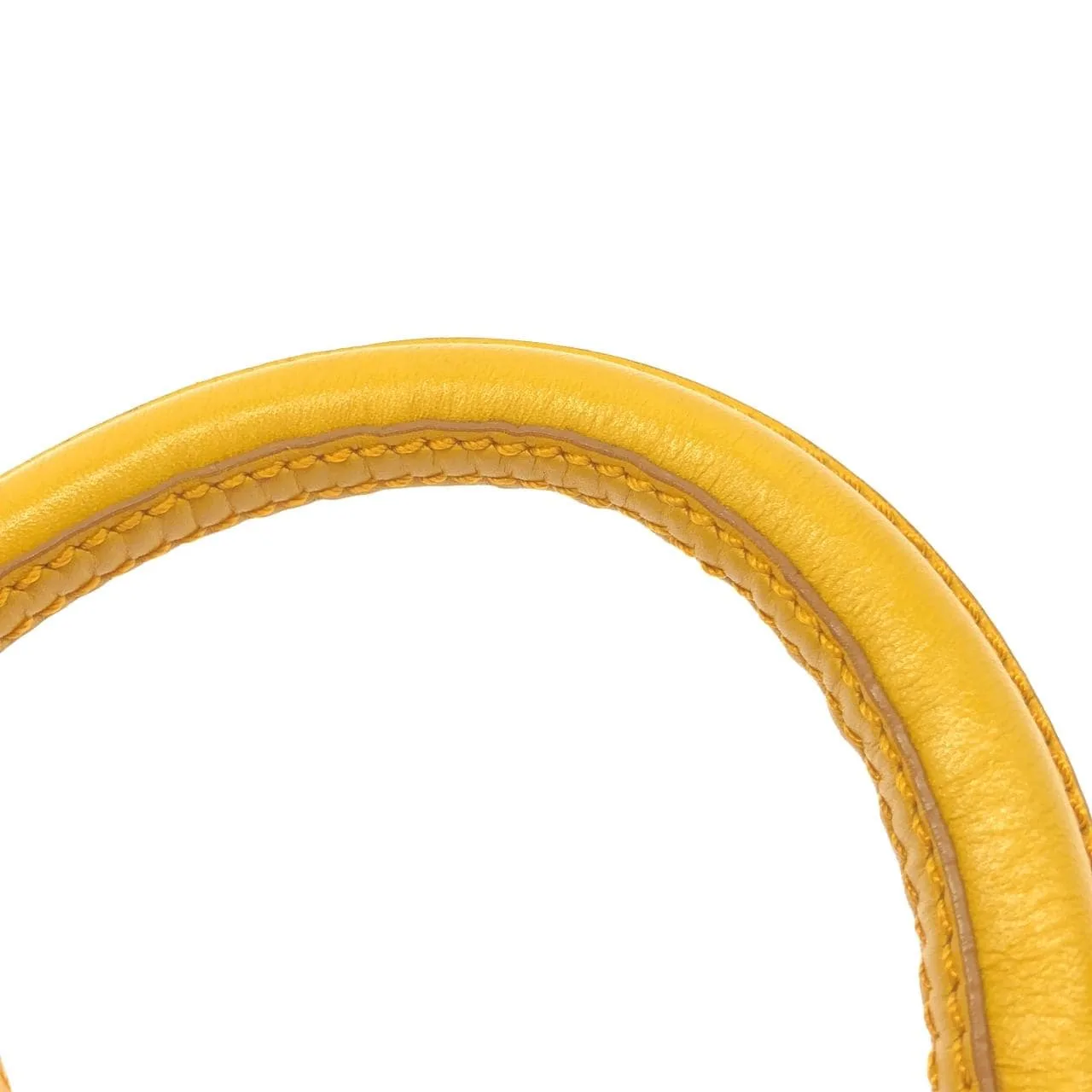 CELINE Handbag Leather Yellow Leather Rank A - Thumbnail 5