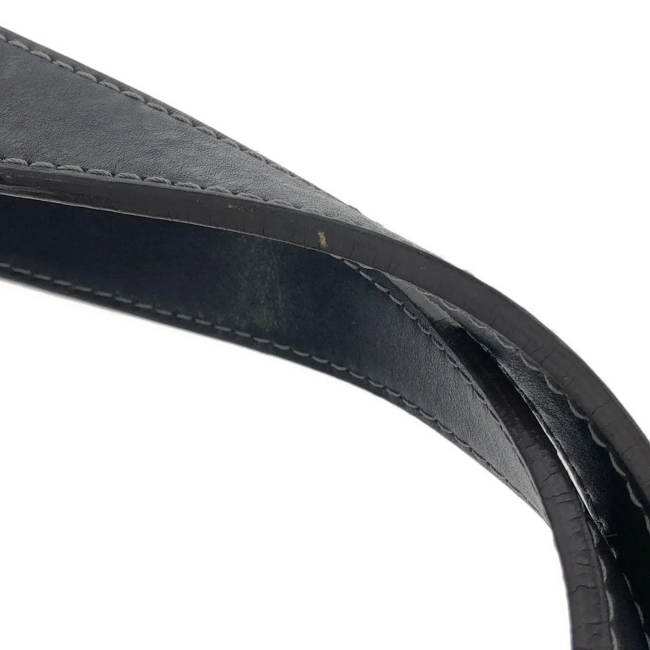 LOEWE Shoulder Leather Black Leather Rank A - Thumbnail 4