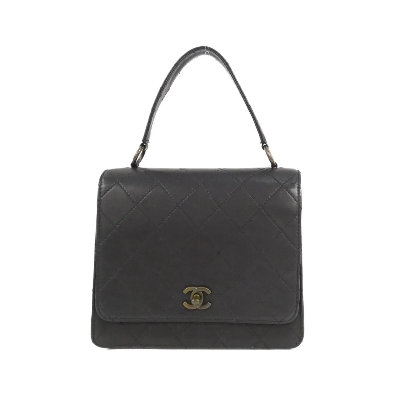 CHANEL 08873 手提包 羊皮 Black