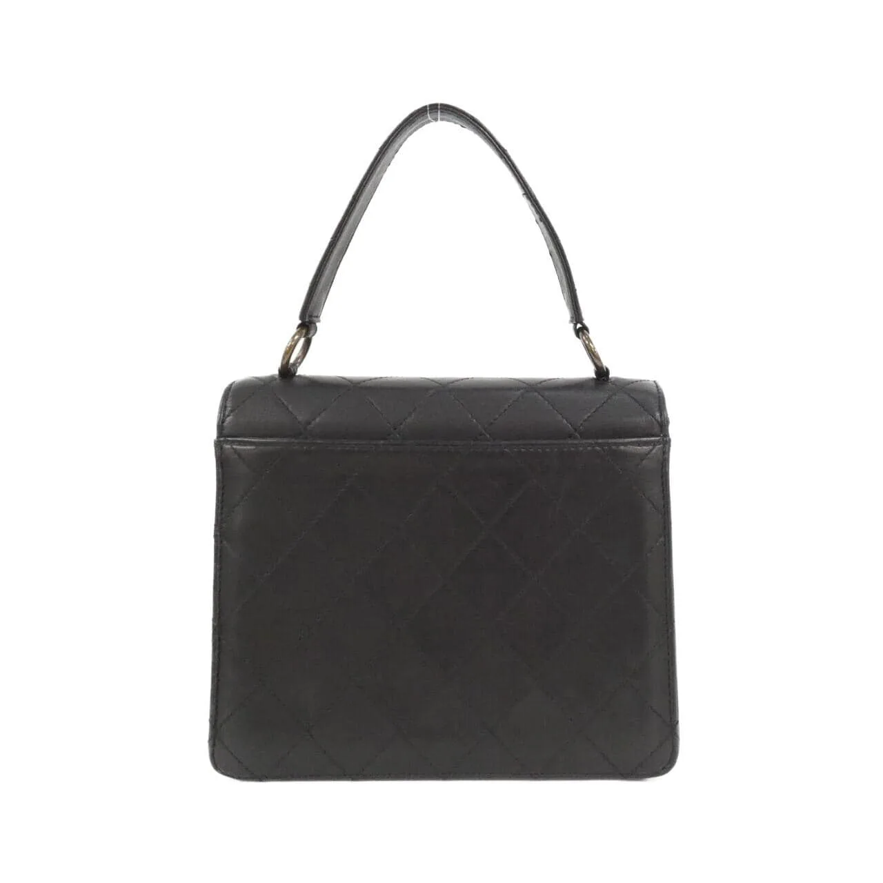 CHANEL 08873 Handbag Lambskin 黑色 羊皮 中古品A - 縮圖 2