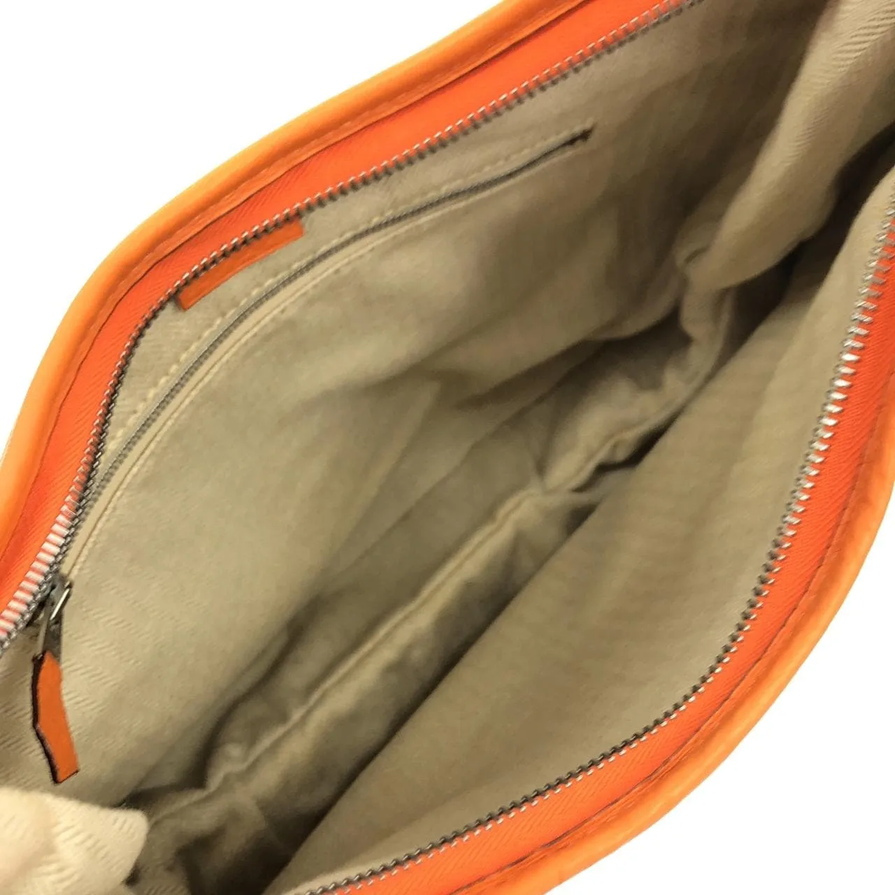 HERMES Shoulder Togo Orange Togo Leather Rank A - Thumbnail 8