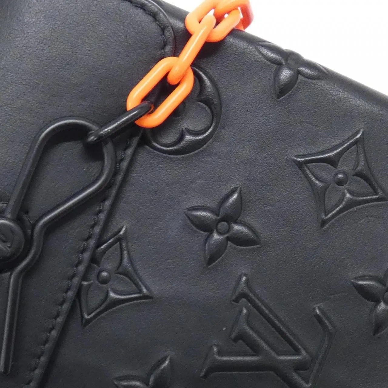 LOUIS VUITTON Steamer M58707 Shoulder Monogram 黑色 Monogram 中古品A - 縮圖 4