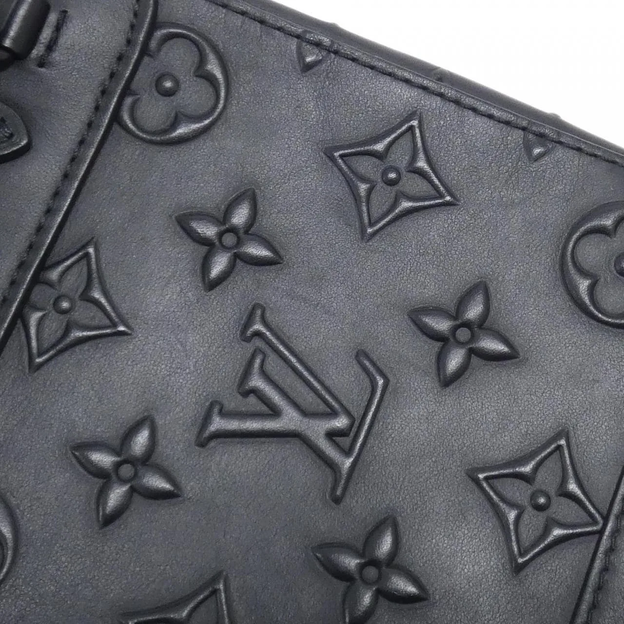 LOUIS VUITTON Steamer M58707 Shoulder Monogram 黑色 Monogram 中古品A - 縮圖 5