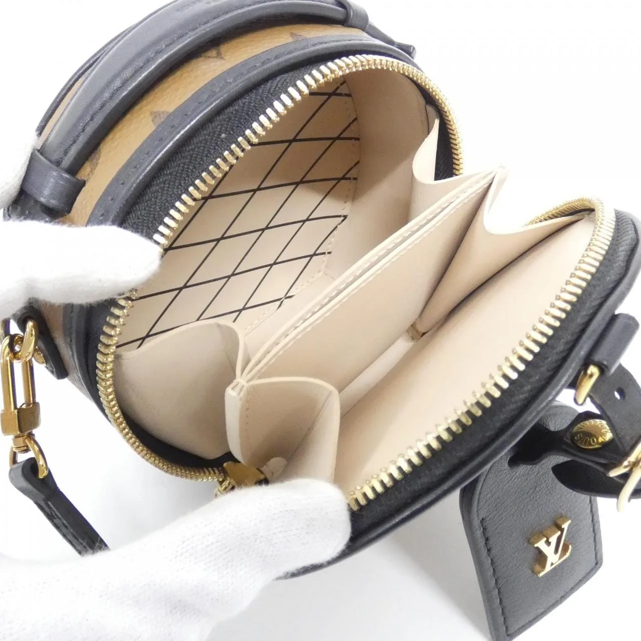 LOUIS VUITTON M68276 Shoulder Monogram 黑色 Monogram 中古品A - 縮圖 9