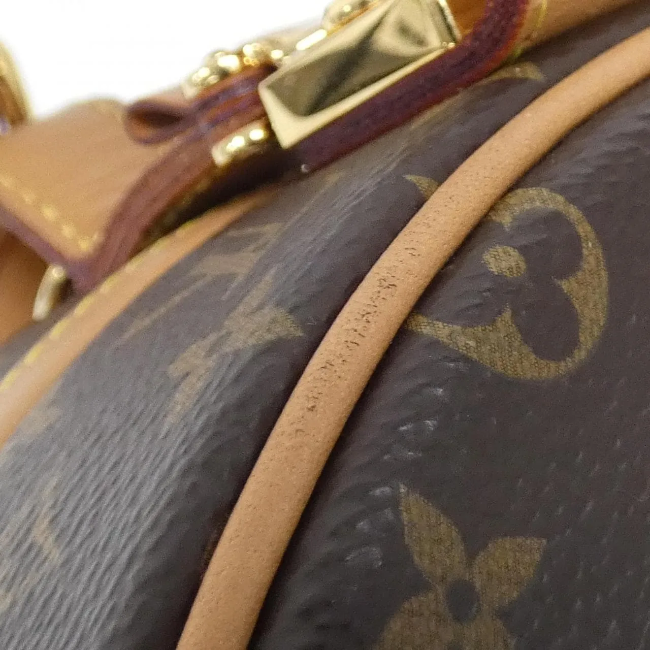 LOUIS VUITTON M43514 Handbag Monogram 黑色 Monogram 中古品A - 縮圖 4