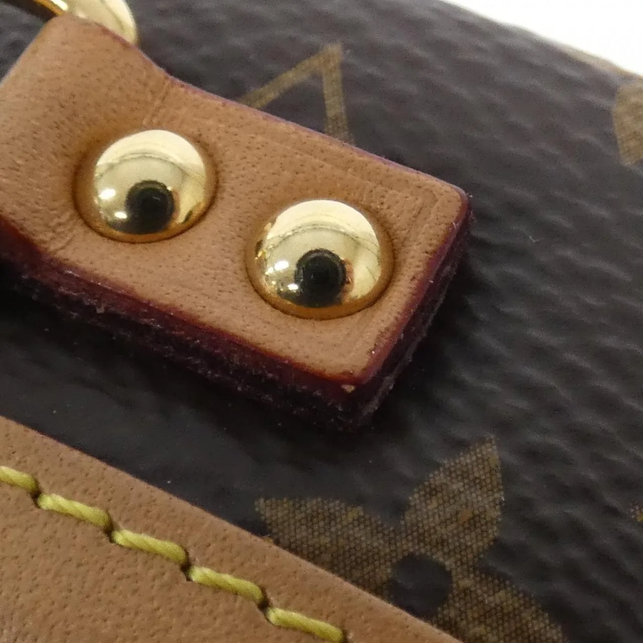 LOUIS VUITTON M43514 Handbag Monogram 黑色 Monogram 中古品A - 縮圖 5