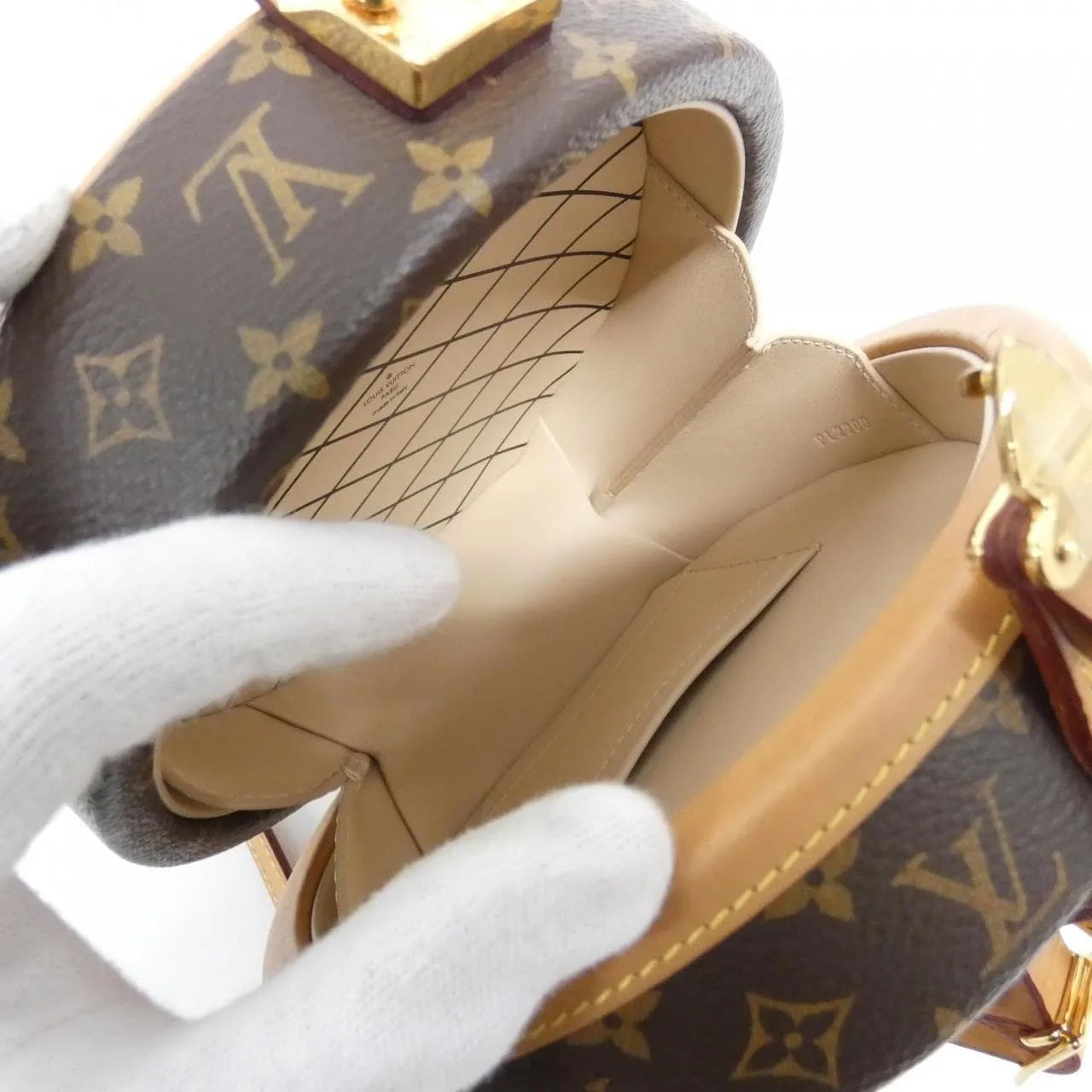 LOUIS VUITTON M43514 Handbag Monogram 黑色 Monogram 中古品A - 縮圖 10