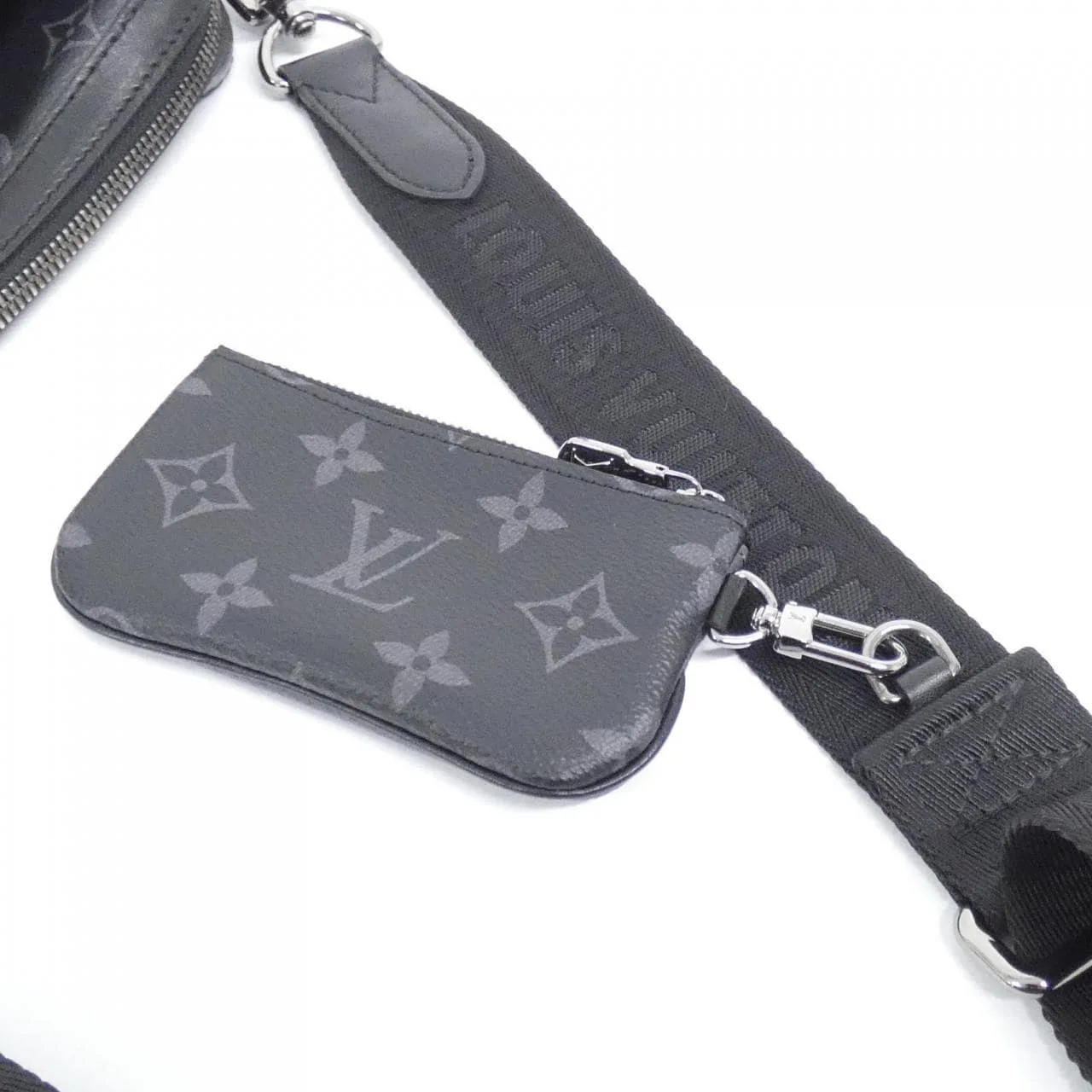 LOUIS VUITTON Eclipse M69443 Shoulder Monogram 黑色 Monogram 中古品A - 縮圖 9