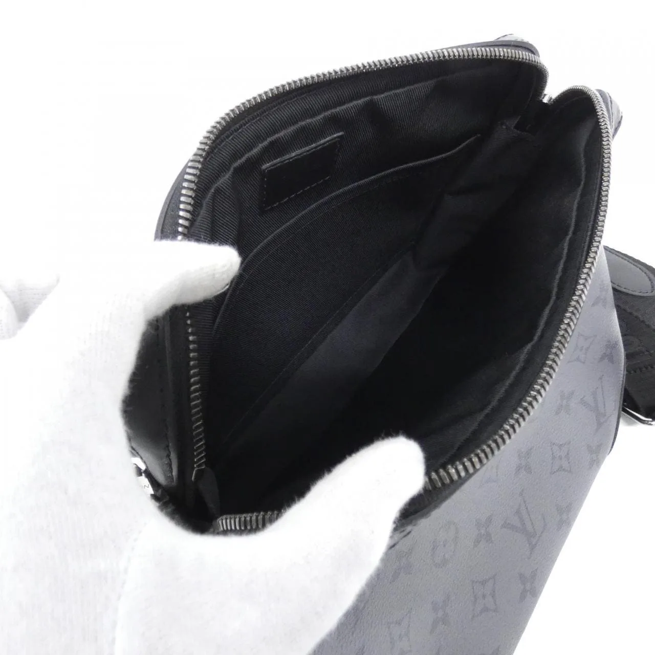 LOUIS VUITTON Eclipse M69443 Shoulder Monogram 黑色 Monogram 中古品A - 縮圖 10