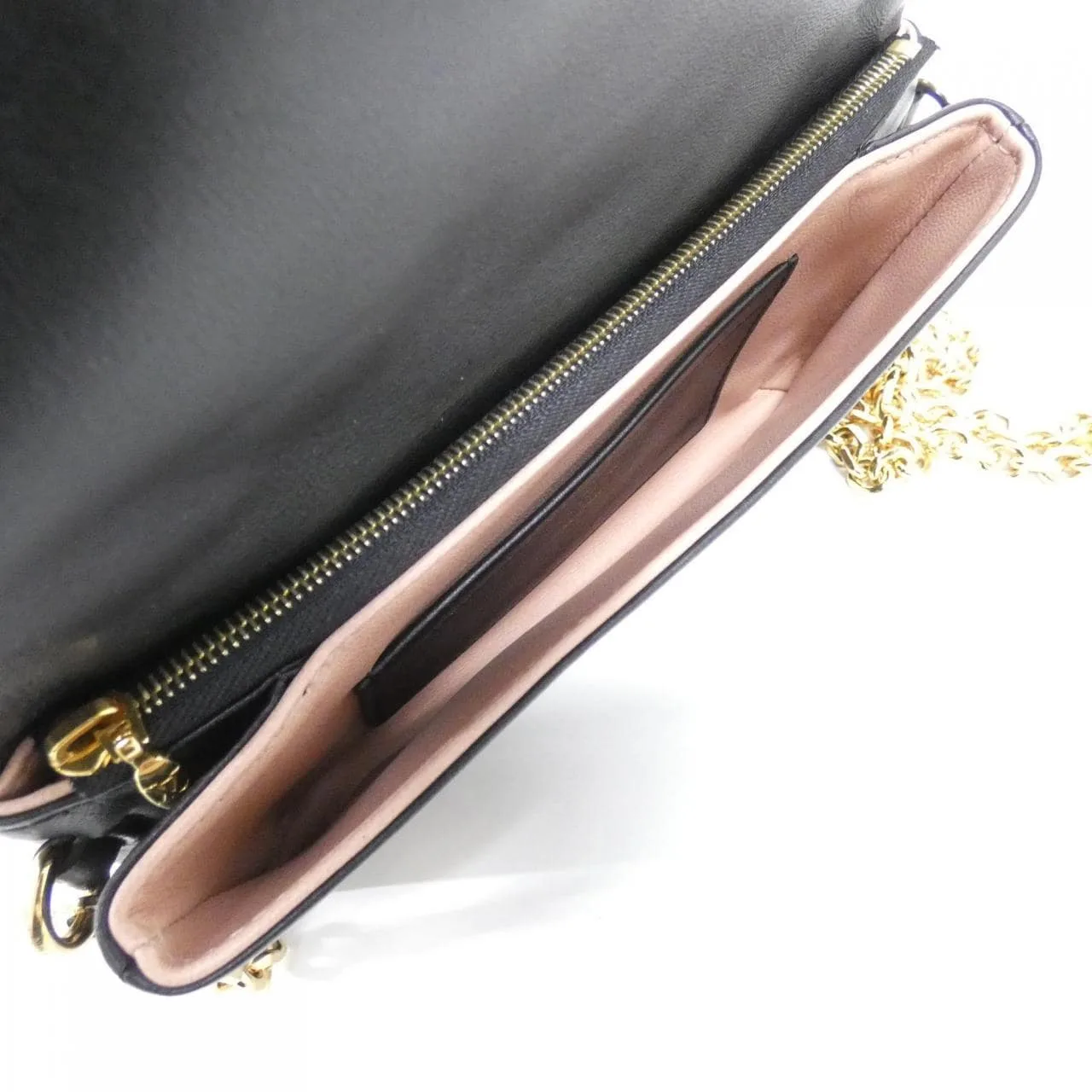 LOUIS VUITTON Pochette M82116 Shoulder Lambskin Black Lambskin Rank A - Thumbnail 9