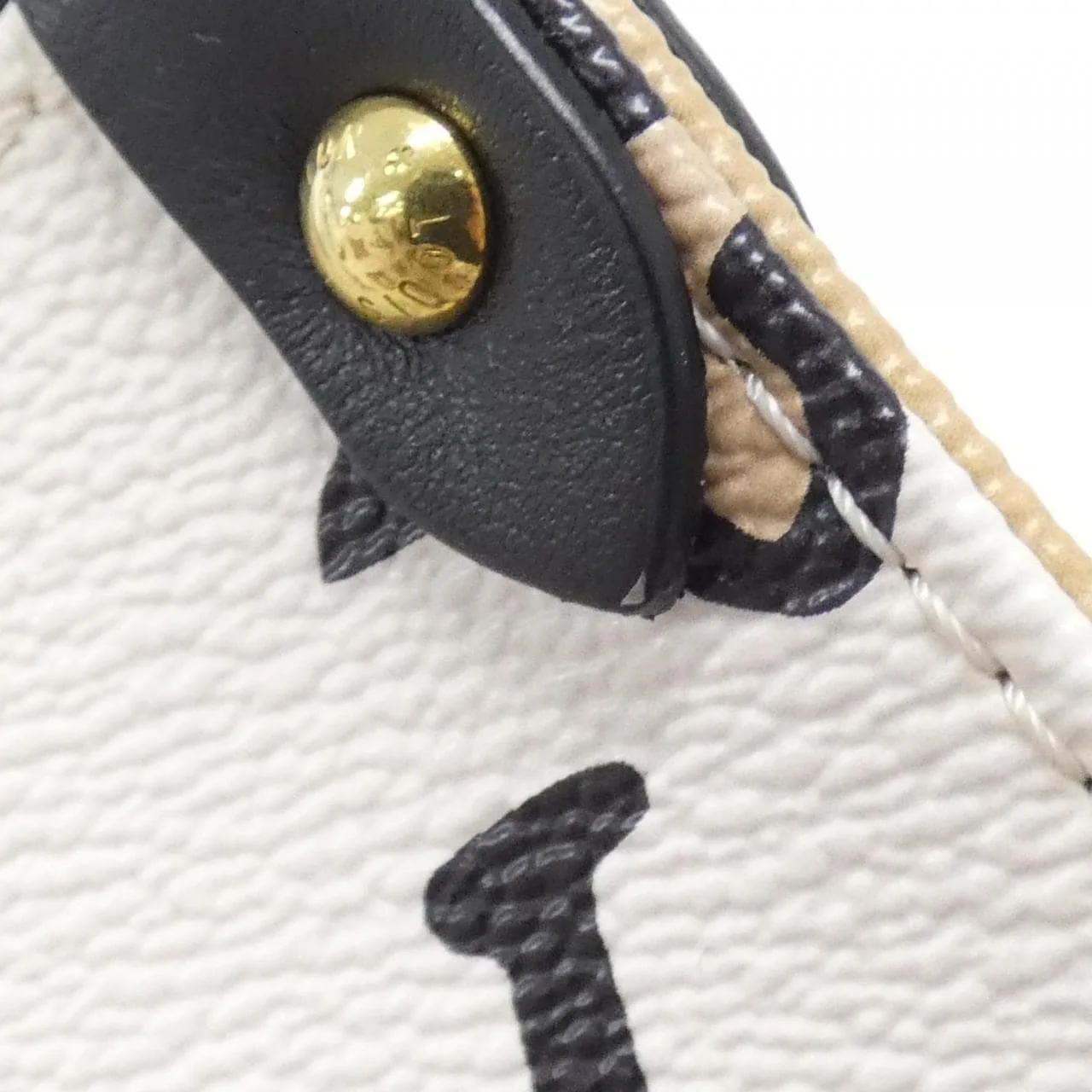 LOUIS VUITTON OnTheGo M45814 Handbag Canvas 黑色 帆布 中古品A - 縮圖 3