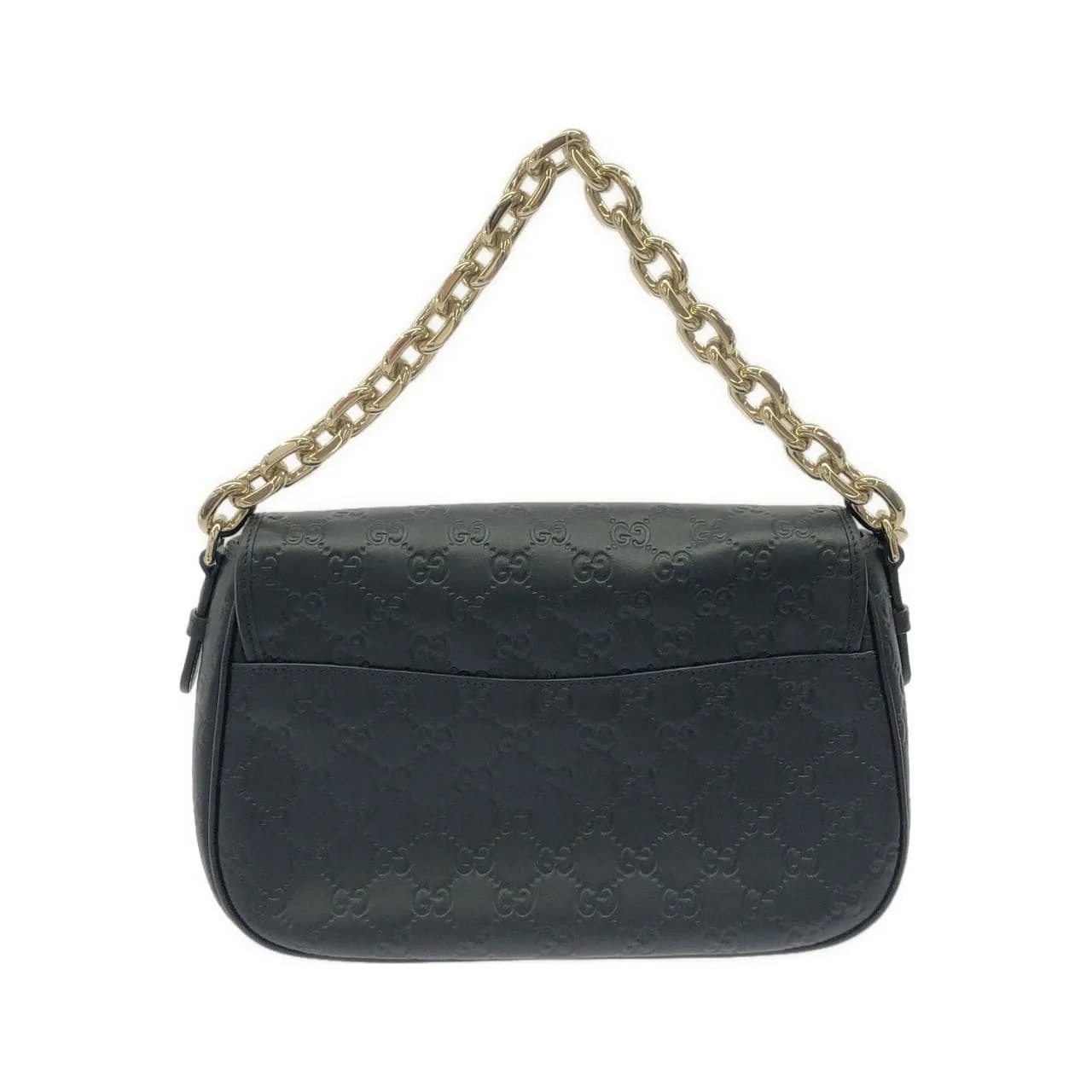 GUCCI 848882 AAFDV 肩背包 皮革 黑色 皮革 中古品A - 縮圖 2