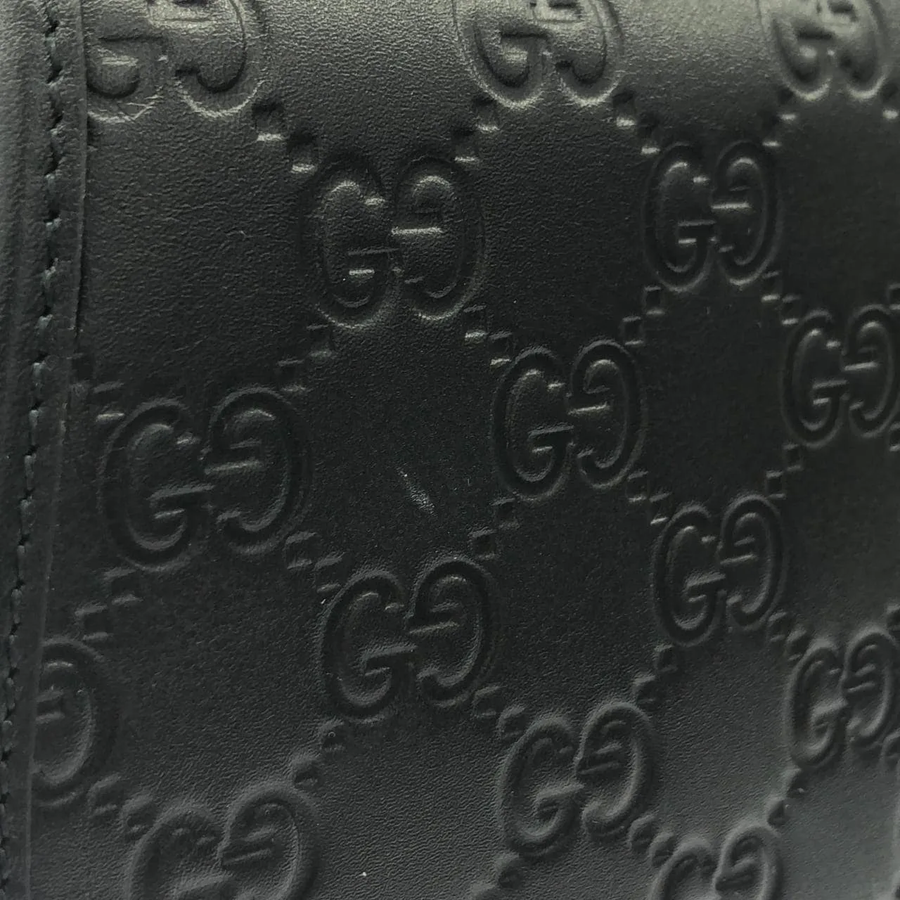 GUCCI 848882 AAFDV 肩背包 皮革 黑色 皮革 中古品A - 縮圖 4