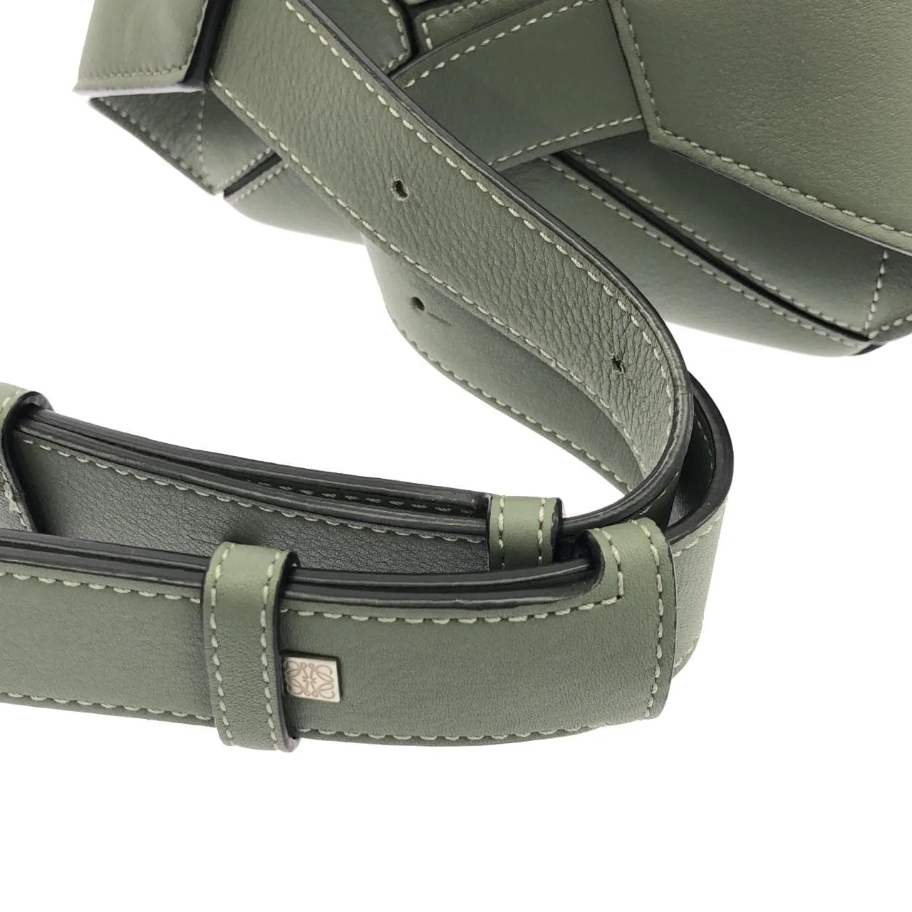 LOEWE Puzzle B510U89X02 Shoulder Silver Rank A - Thumbnail 4