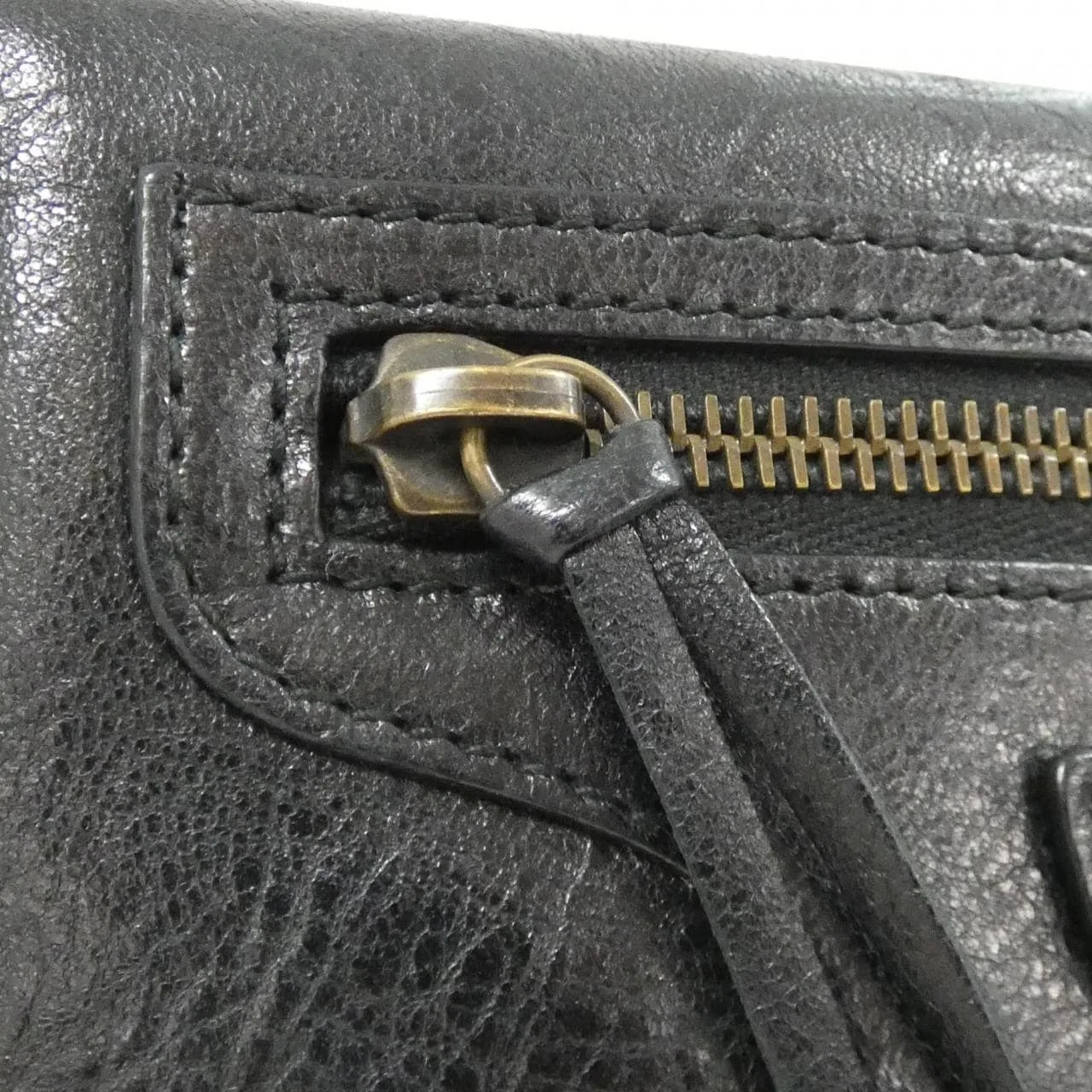 BALENCIAGA 224915 D94IT Handbag Lambskin Black Lambskin Rank A - Thumbnail 4