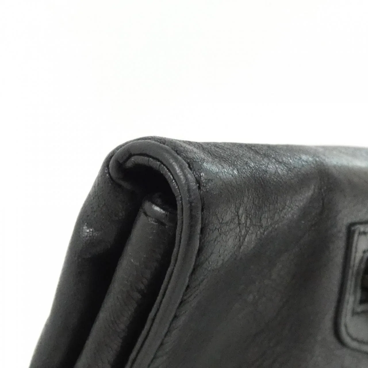 BALENCIAGA 224915 D94IT Handbag Lambskin Black Lambskin Rank A - Thumbnail 7