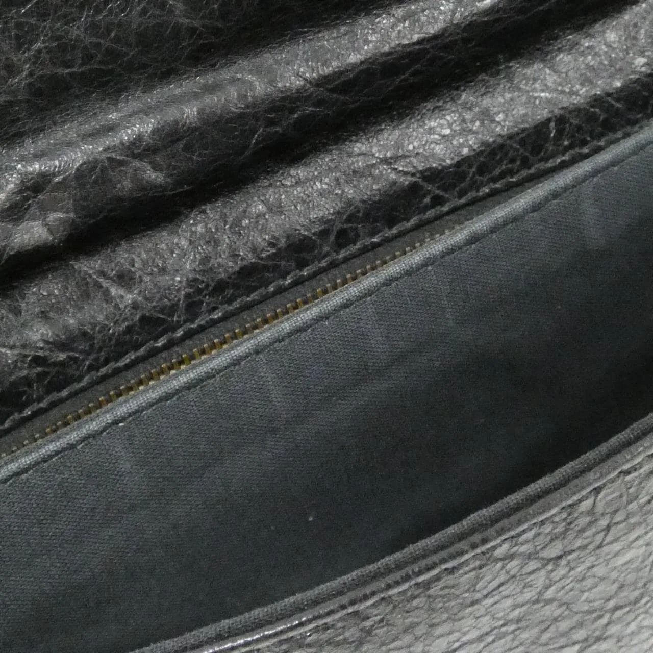 BALENCIAGA 224915 D94IT Handbag Lambskin Black Lambskin Rank A - Thumbnail 9