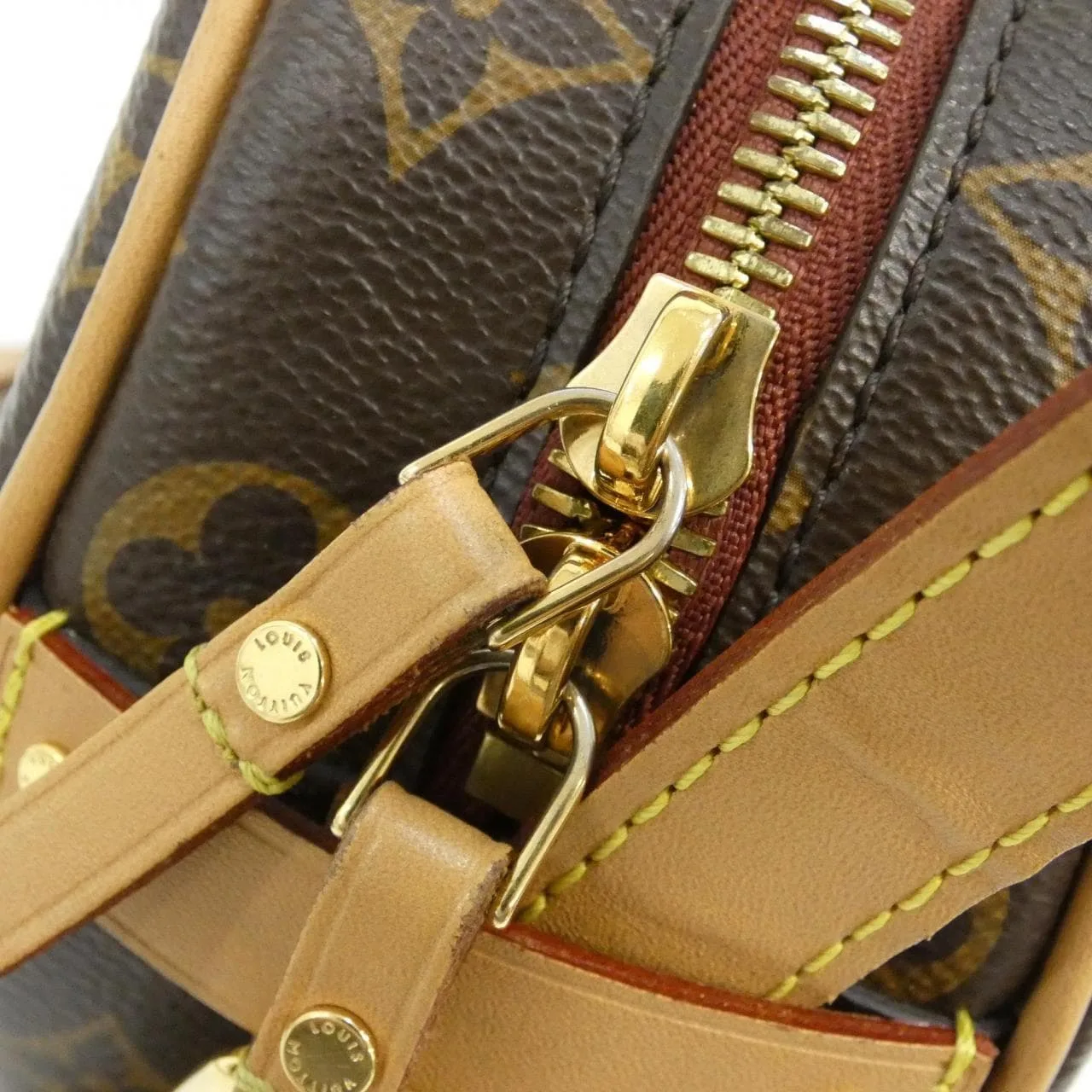 LOUIS VUITTON M45149 Shoulder Monogram 黑色 Monogram 中古品A - 縮圖 3
