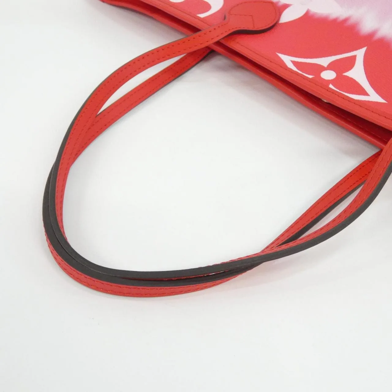 LOUIS VUITTON Neverfull M45127 Tote Canvas Rouge 帆布 中古品A - 縮圖 6