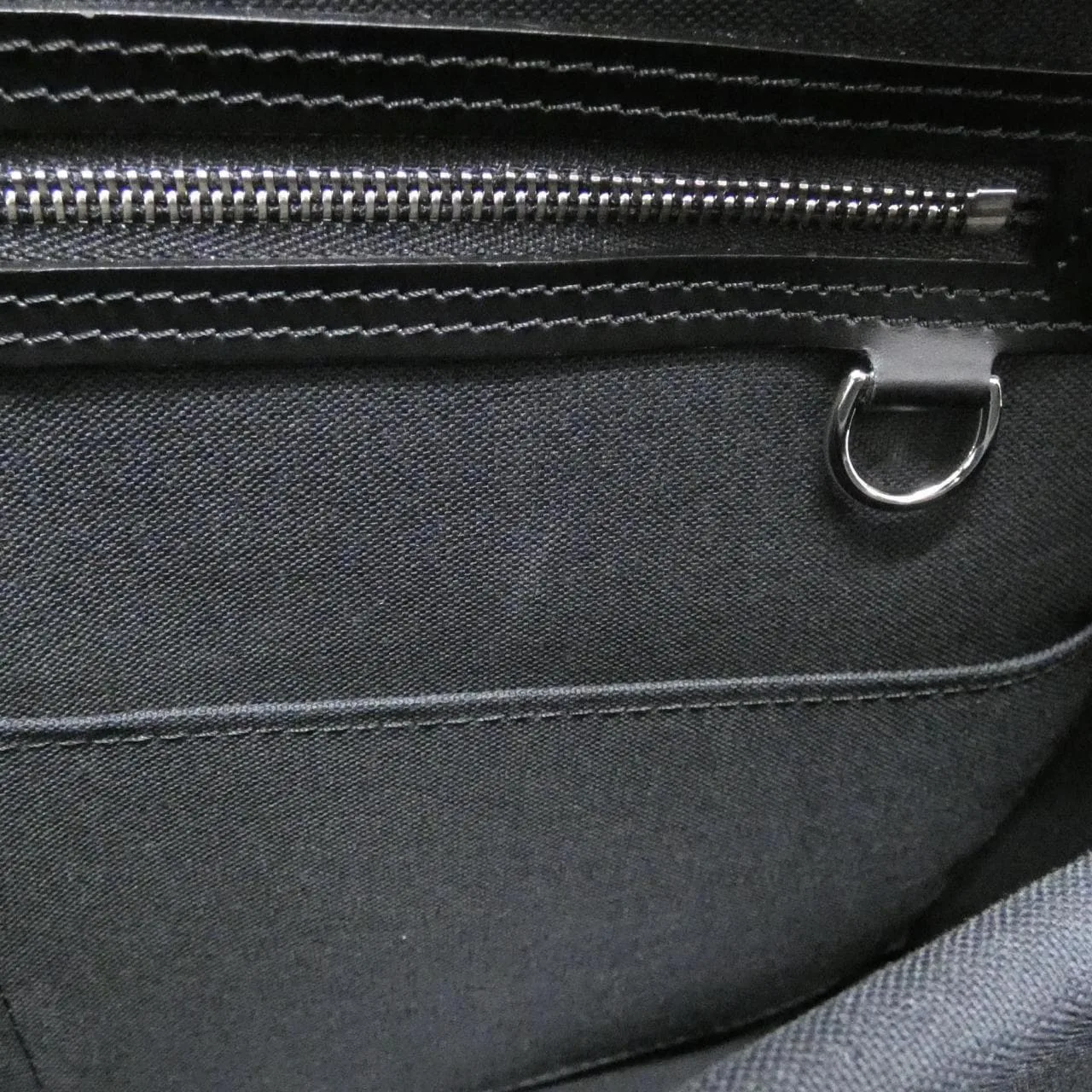 LOUIS VUITTON Documents N41123 Handbag Damier 黑色 Damier 中古品A - 縮圖 9