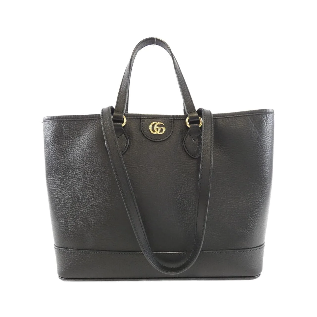 GUCCI 765043 DJ20G Handbag Leather Black