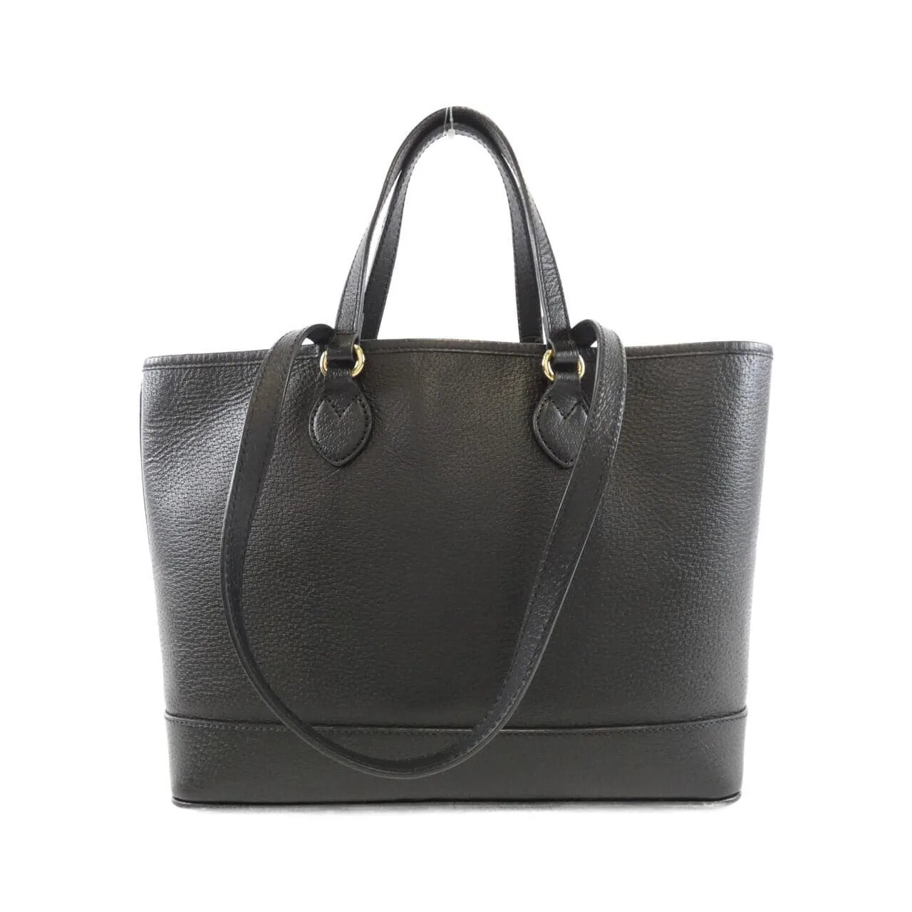 GUCCI 765043 DJ20G Handbag Leather Black Leather Rank B - Thumbnail 2