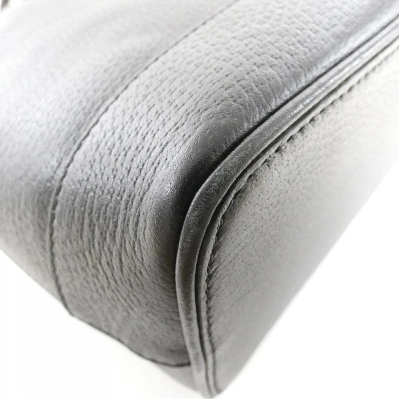 GUCCI 765043 DJ20G Handbag Leather Black Leather Rank B - Thumbnail 3