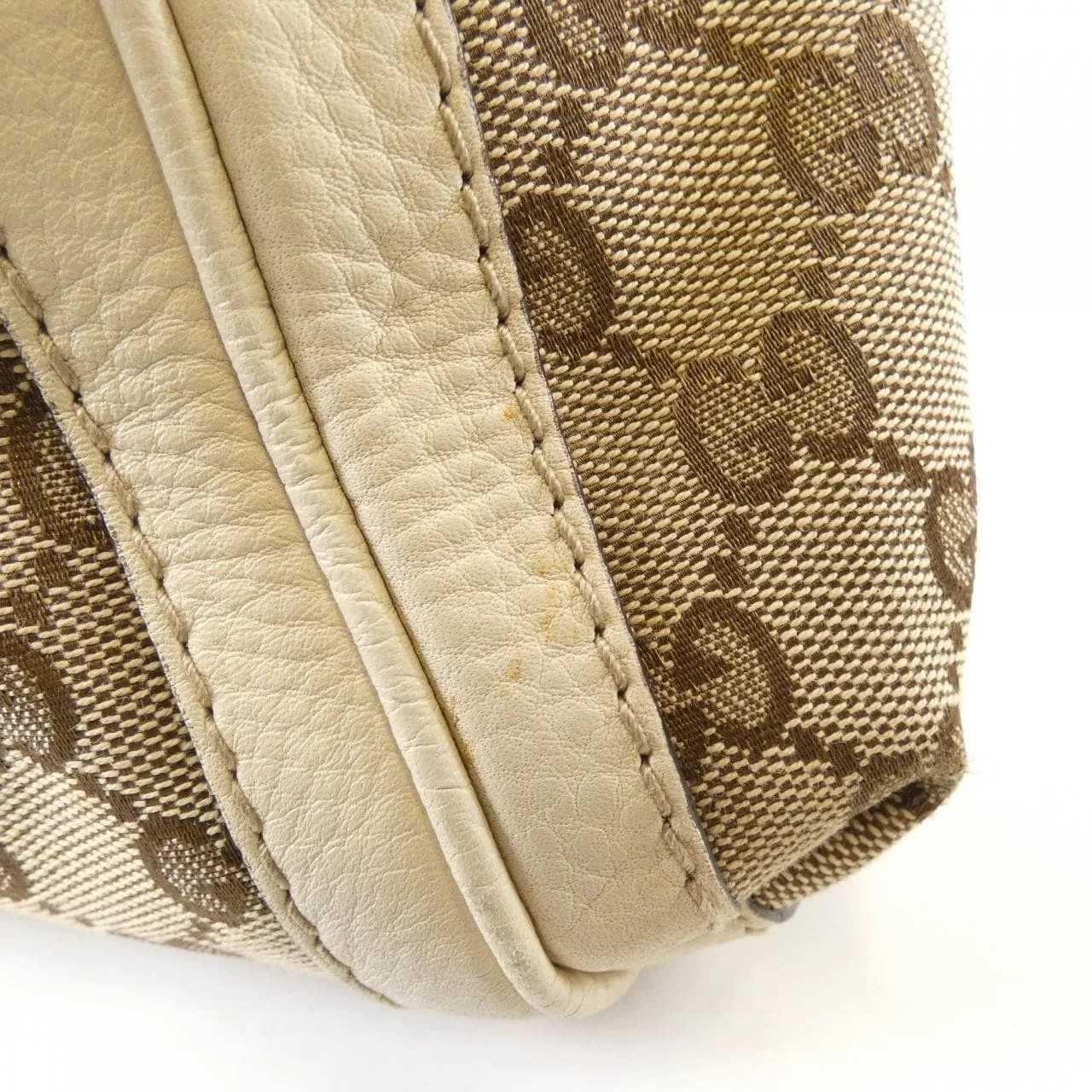 GUCCI 282300 FWCGG 手提包 帆布 黑色 帆布 中古品B - 縮圖 4