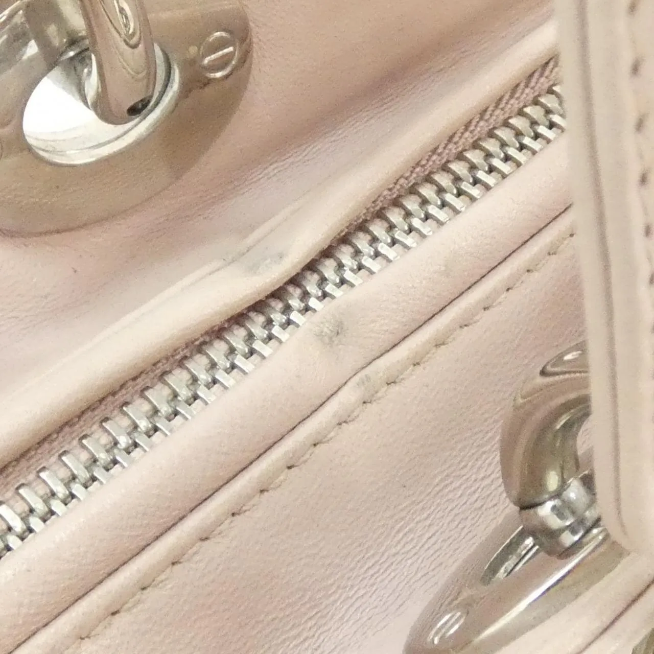 DIOR Lady Dior CAL44561 Handbag Lambskin Black Lambskin Rank A - Thumbnail 5