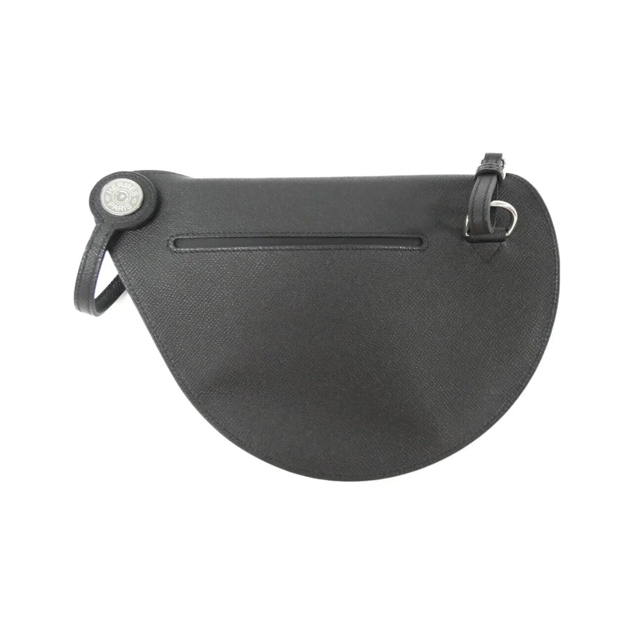 HERMES 084847CK Shoulder Epsom Black Epsom Leather Rank A - Thumbnail 2