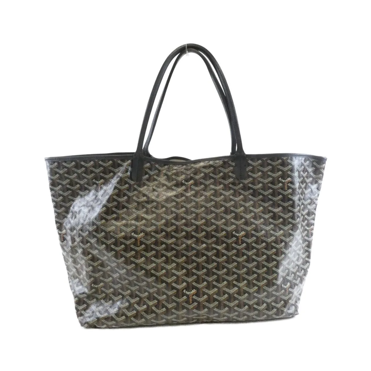 GOYARD Saint Louis AMA LOUIS GM Tote Canvas Black