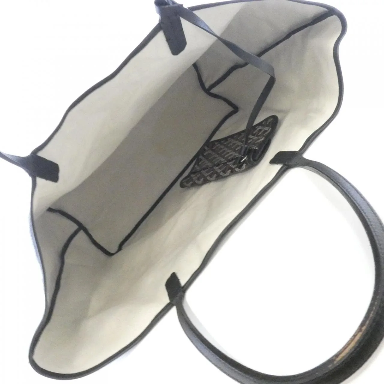 GOYARD Saint Louis AMA LOUIS GM Tote Canvas 黑色 帆布 中古品B - 縮圖 6