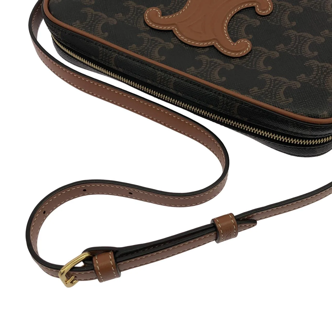 CELINE 10J582EGP Shoulder Canvas Black Canvas Rank A - Thumbnail 6