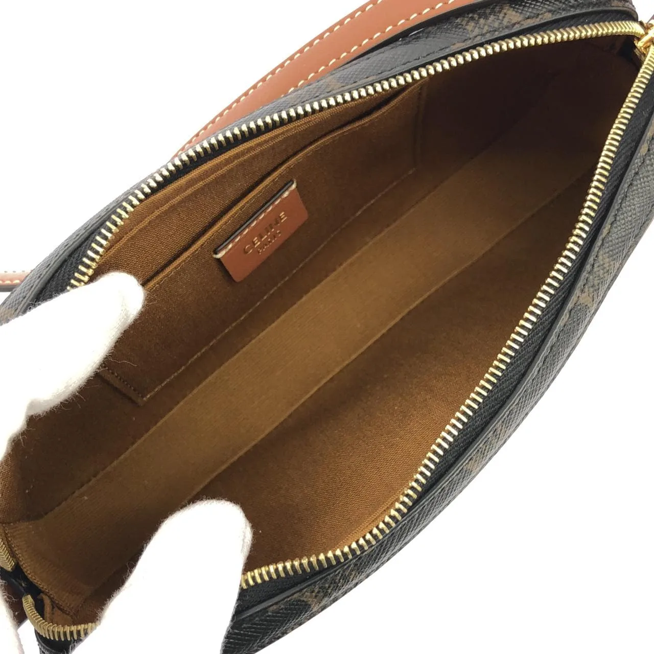 CELINE 10J582EGP Shoulder Canvas Black Canvas Rank A - Thumbnail 7
