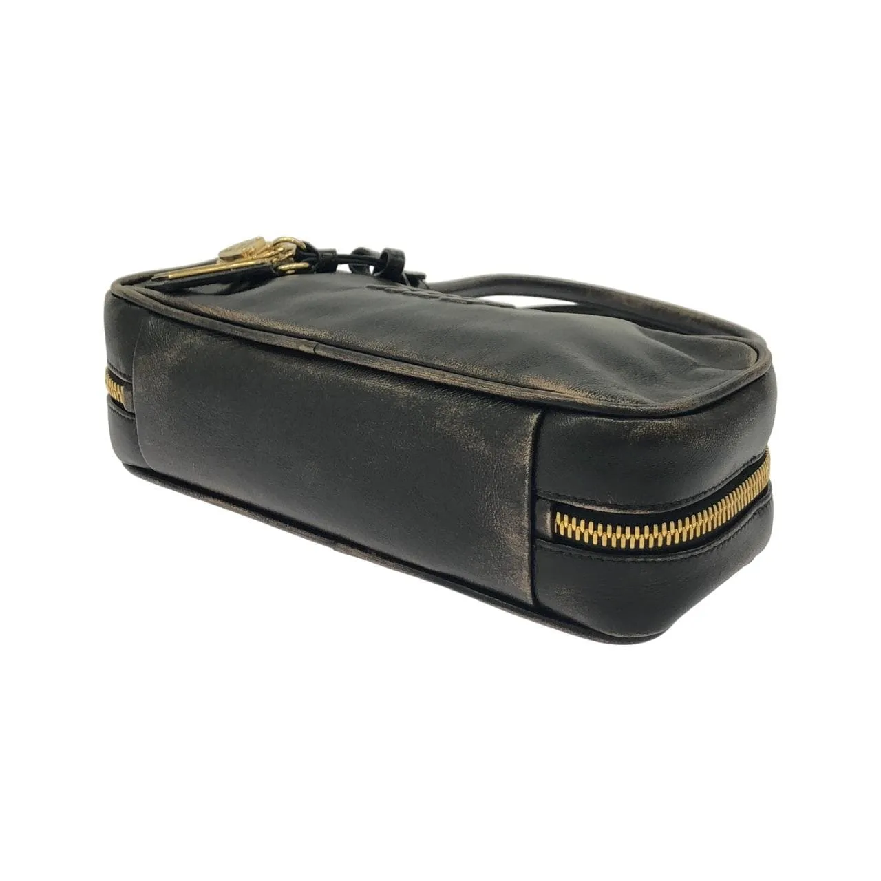 MIU MIU 5BB173 手提包 金色 中古品A - 縮圖 3