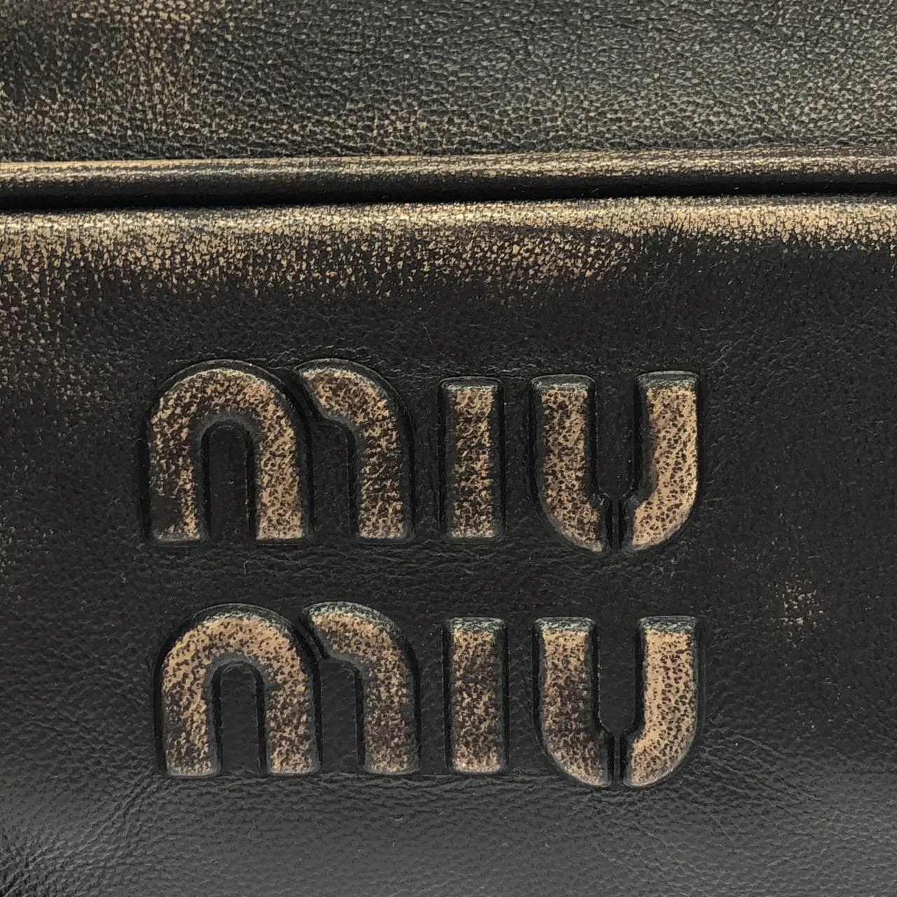 MIU MIU 5BB173 手提包 金色 中古品A - 縮圖 5