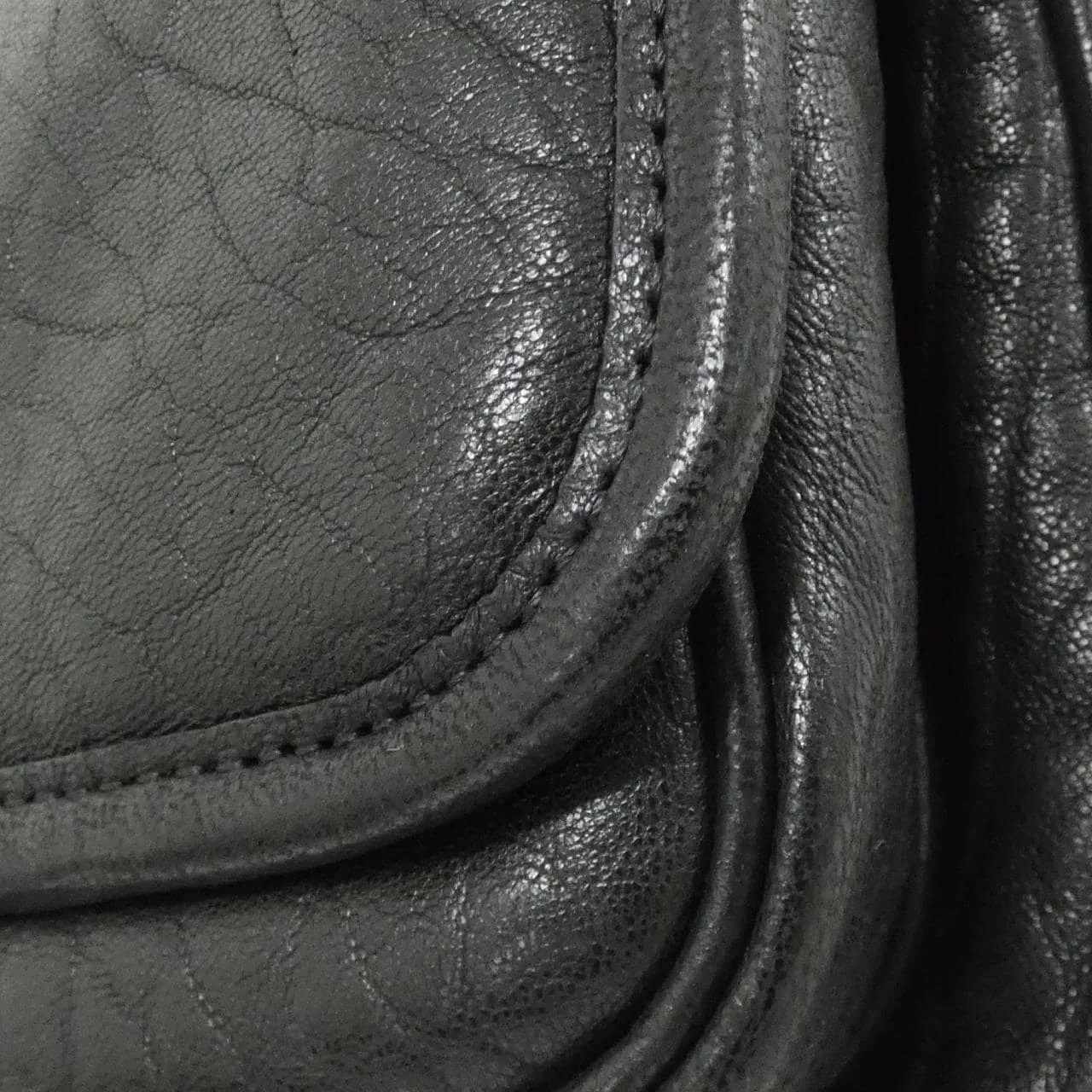 SAINT LAURENT Niki 776611 AAC3O Shoulder Lambskin Black Lambskin Rank A - Thumbnail 5