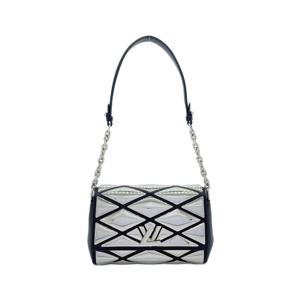 LOUIS VUITTON GO-14 M50721 Shoulder Silver