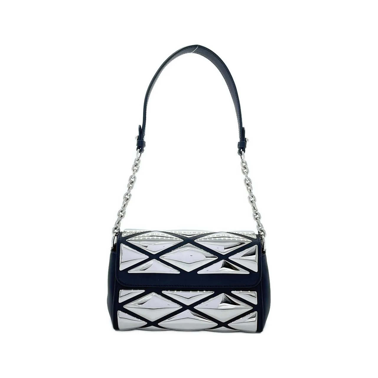 LOUIS VUITTON GO-14 M50721 Shoulder Silver Rank A - Thumbnail 2