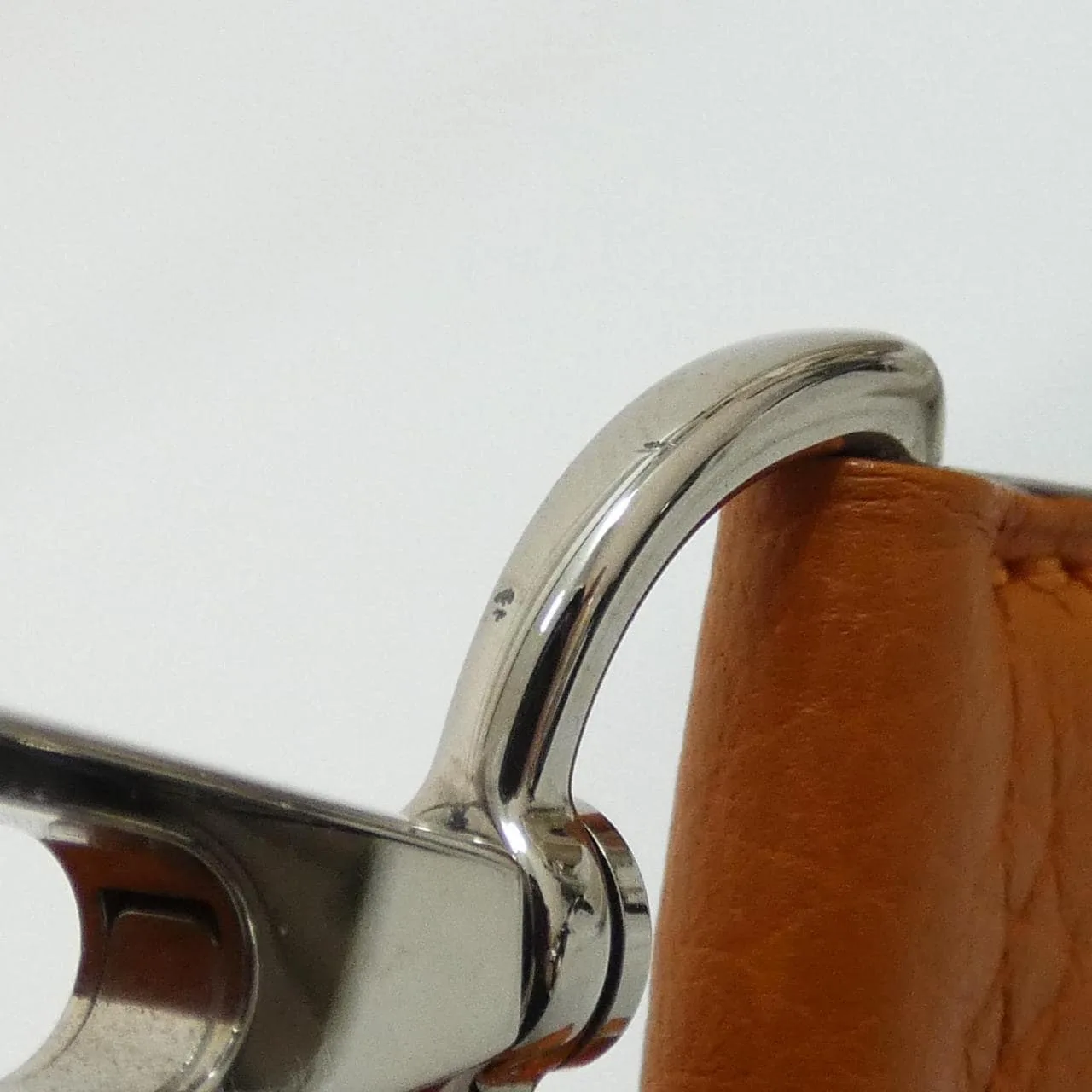 HERMES 061784CK Shoulder Clemence Orange Clemence Leather Rank A - Thumbnail 8