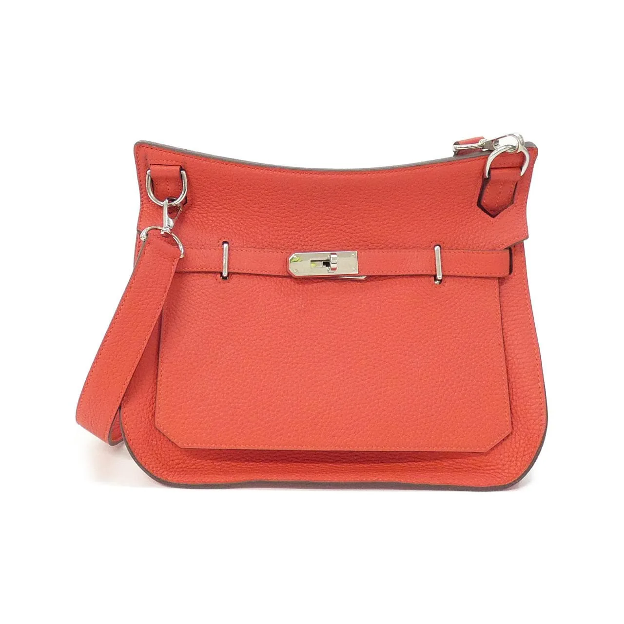 HERMES 061784CK Shoulder Clemence Rouge