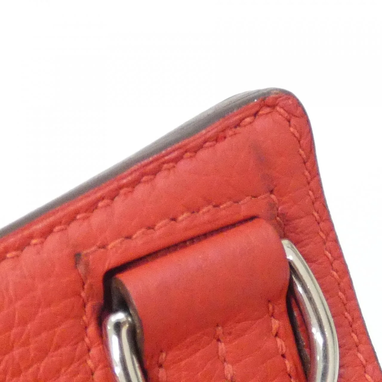 HERMES 061784CK 肩背包 Clemence Rouge Clemence 皮 中古品A - 縮圖 5