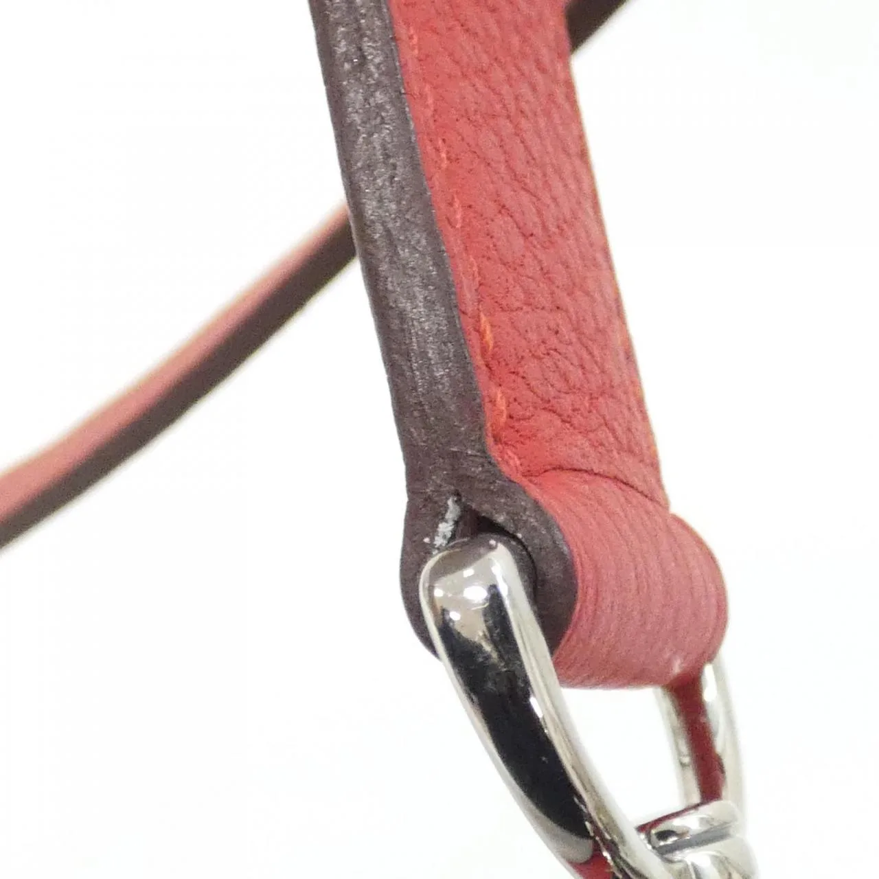 HERMES 061784CK 肩背包 Clemence Rouge Clemence 皮 中古品A - 縮圖 7