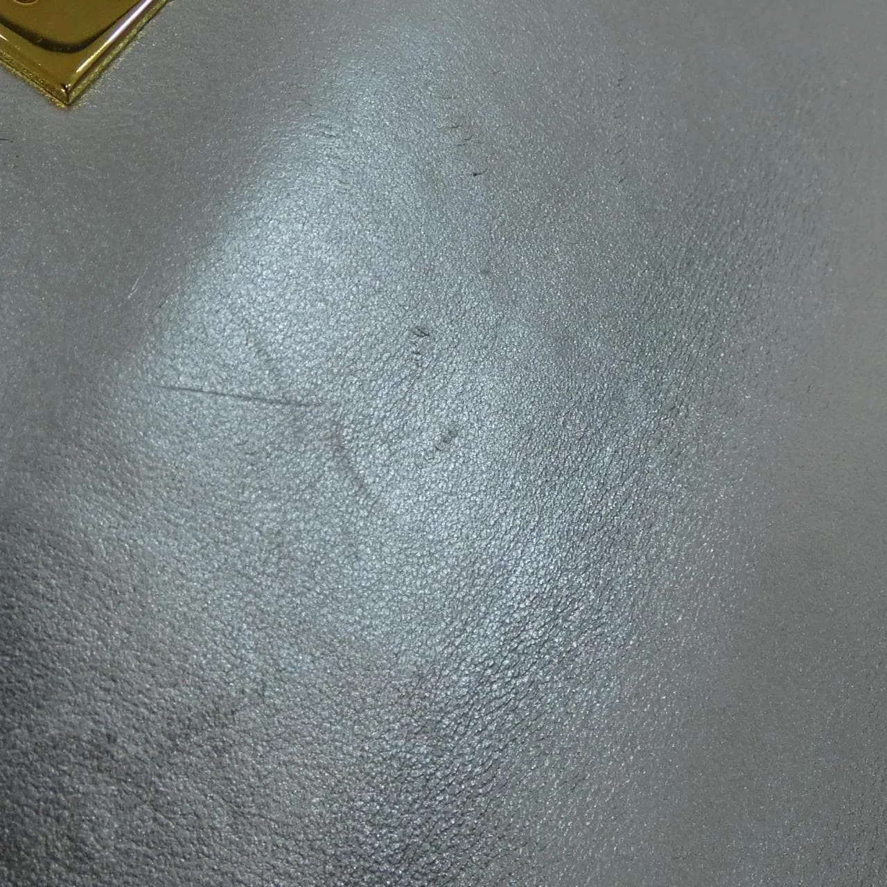 CHANEL 07885 手提包 羊皮 銀色 羊皮 中古品A - 縮圖 10